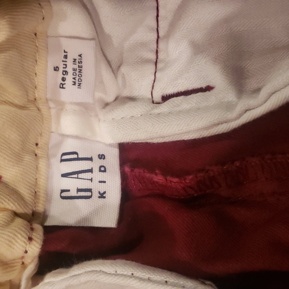 3/$10 GAP Kids cotton twill pants - Picture 3 of 5